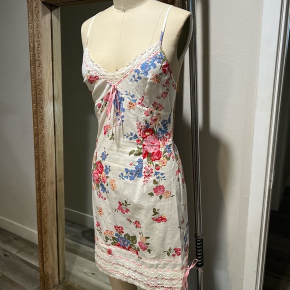 Betsey Johnson 90s Floral Cotton Dress